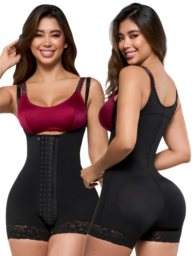 Sonryse Stage 2 faja Tummy Tuck Compression Garment | Faja Body Shaper Shapewear for Women | Fajas Colombianas Moldeadoras Black L - Image 1